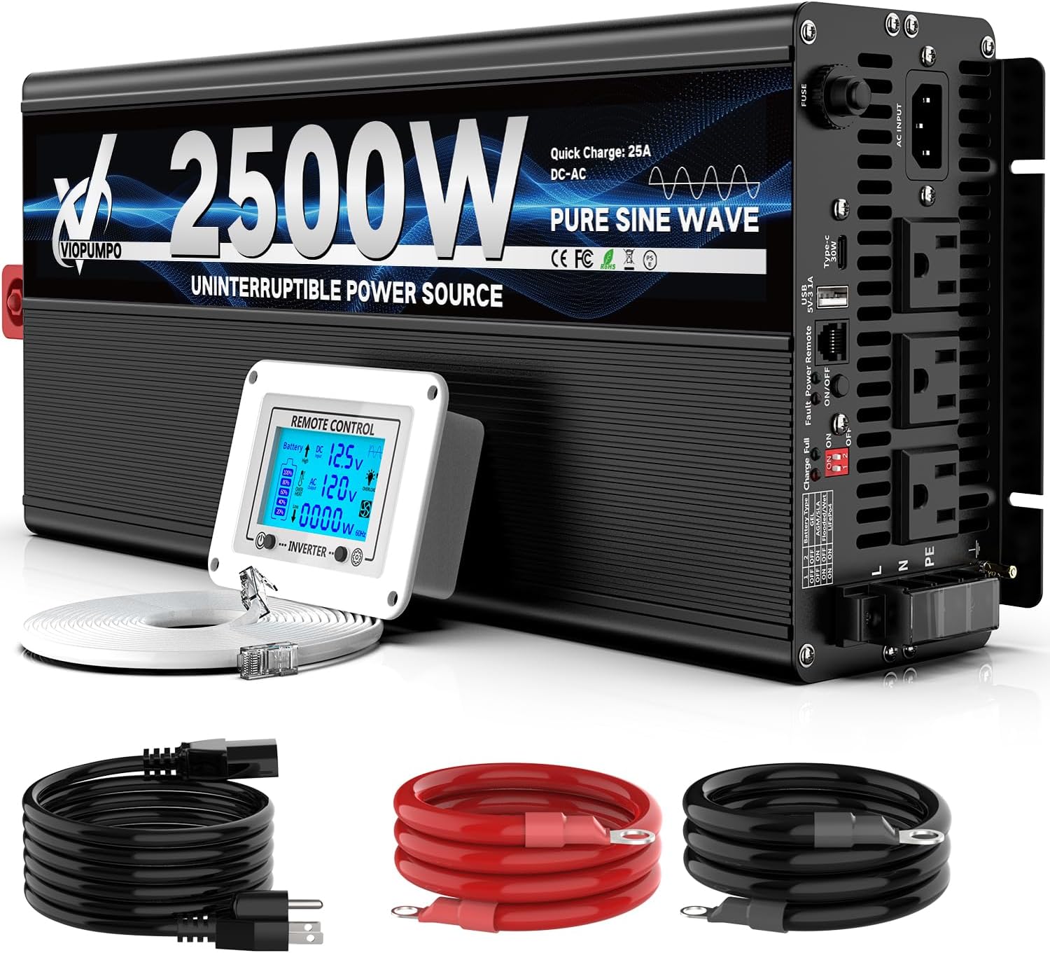 2500 Watt Sump Pump Backup Battery